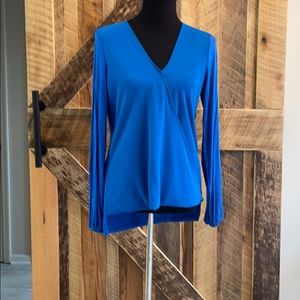 Beautiful sapphire blue Michael Kors top MK
